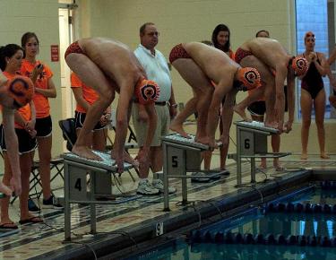 Eagle Swimmers Complete First Day in Charlotte