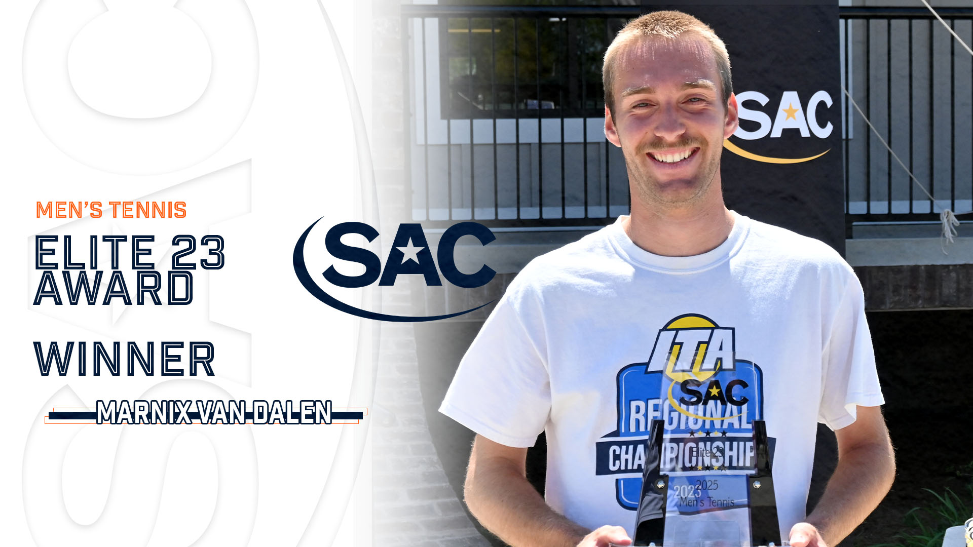 Van Dalen Wins SAC Elite 23 Award
