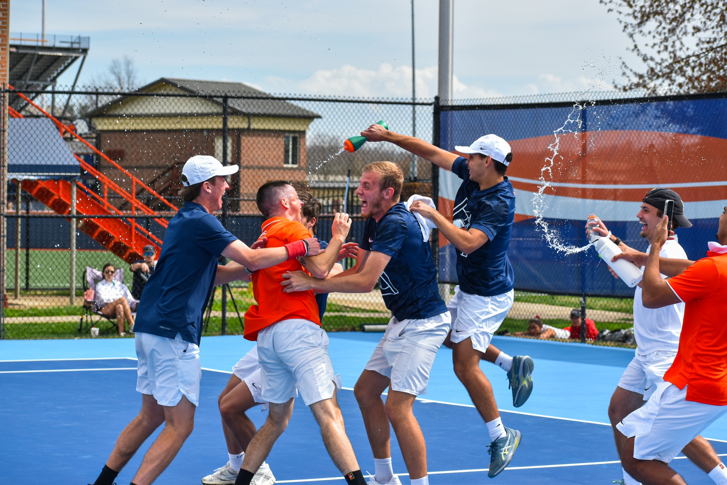 Big close from Louis Keenan gives men&rsquo;s tennis first SAC win of the season