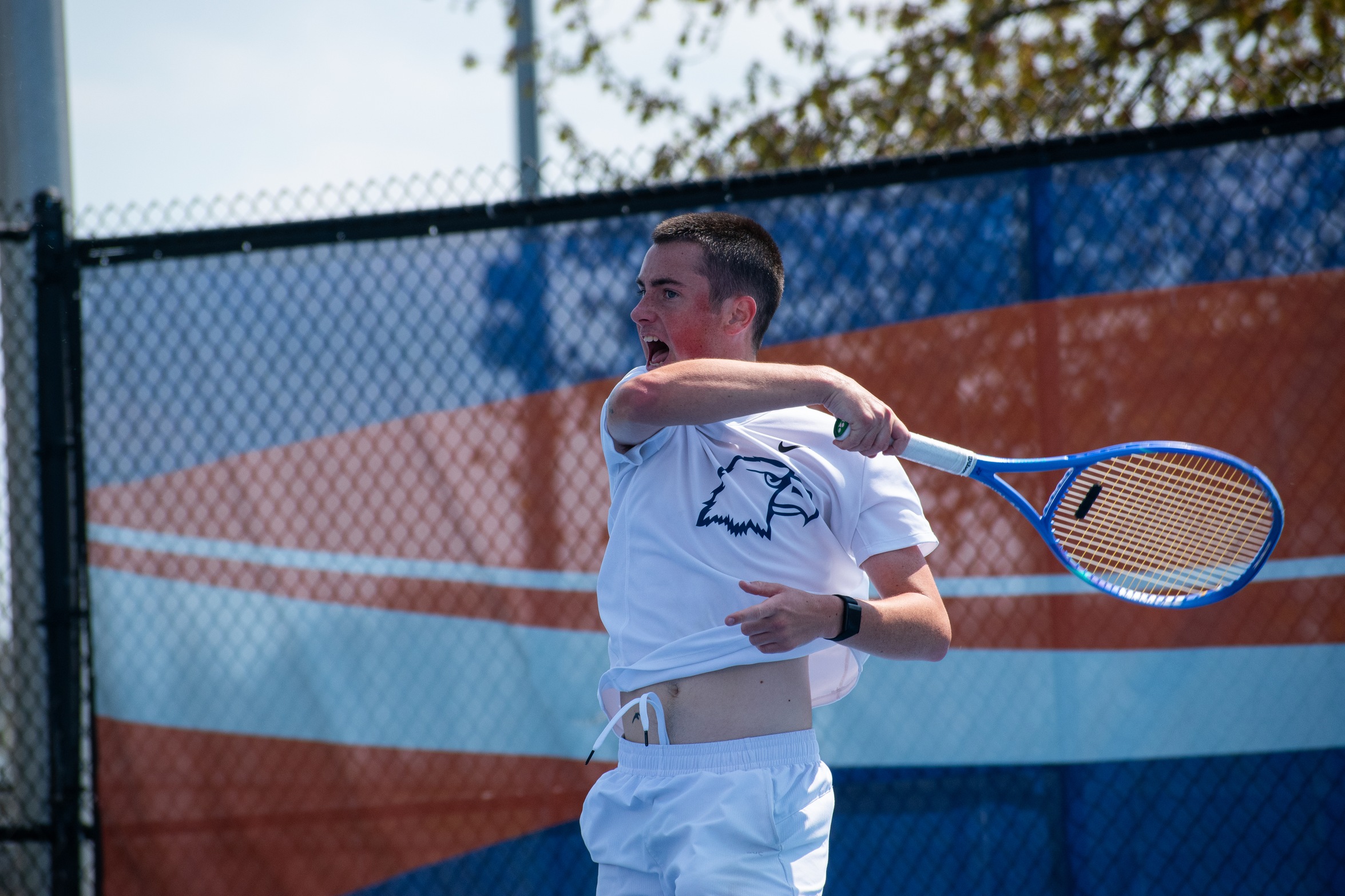 #24 Wingate works for 4-0 sweep of Eagles
