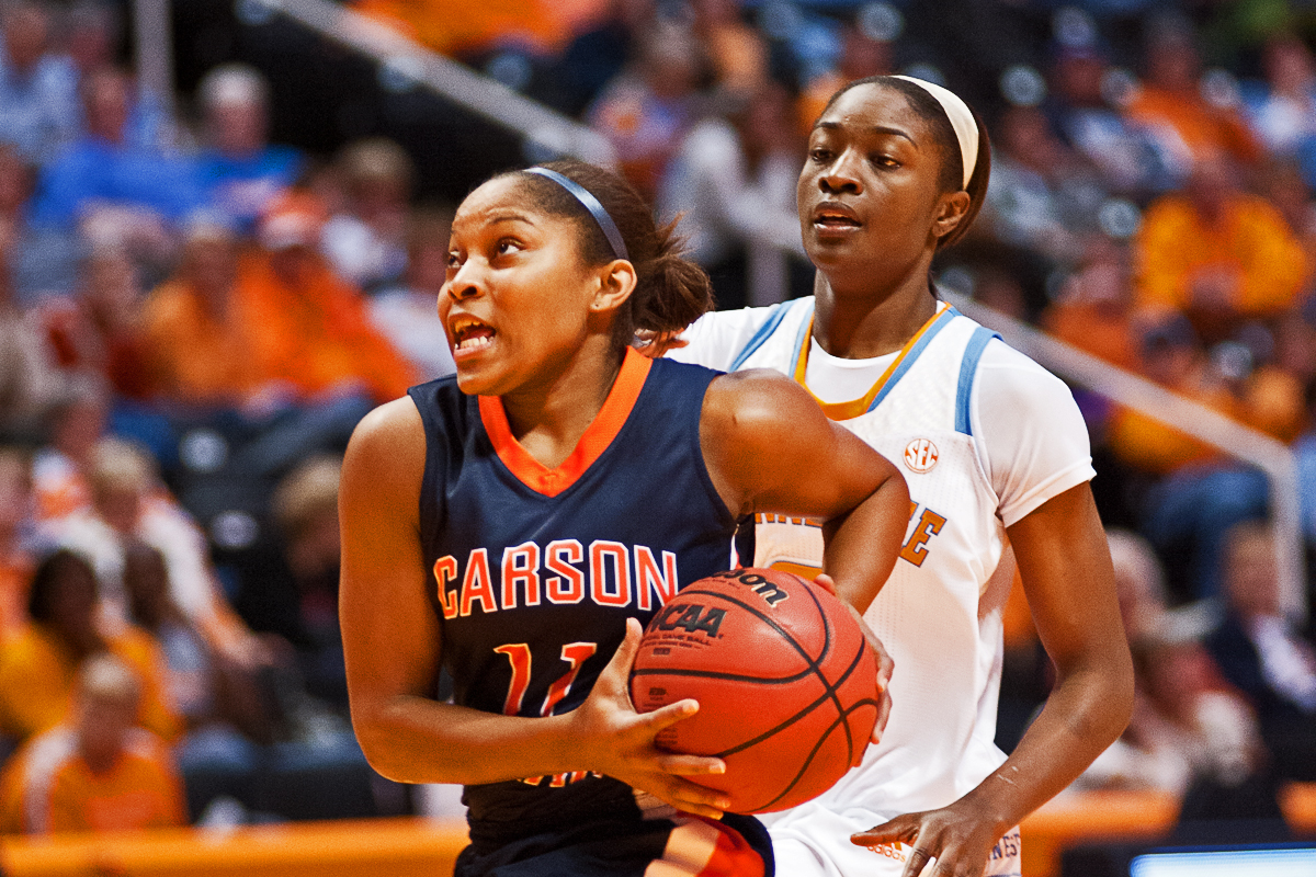 Lady Eagles grind out 49-46 victory over Bulldogs