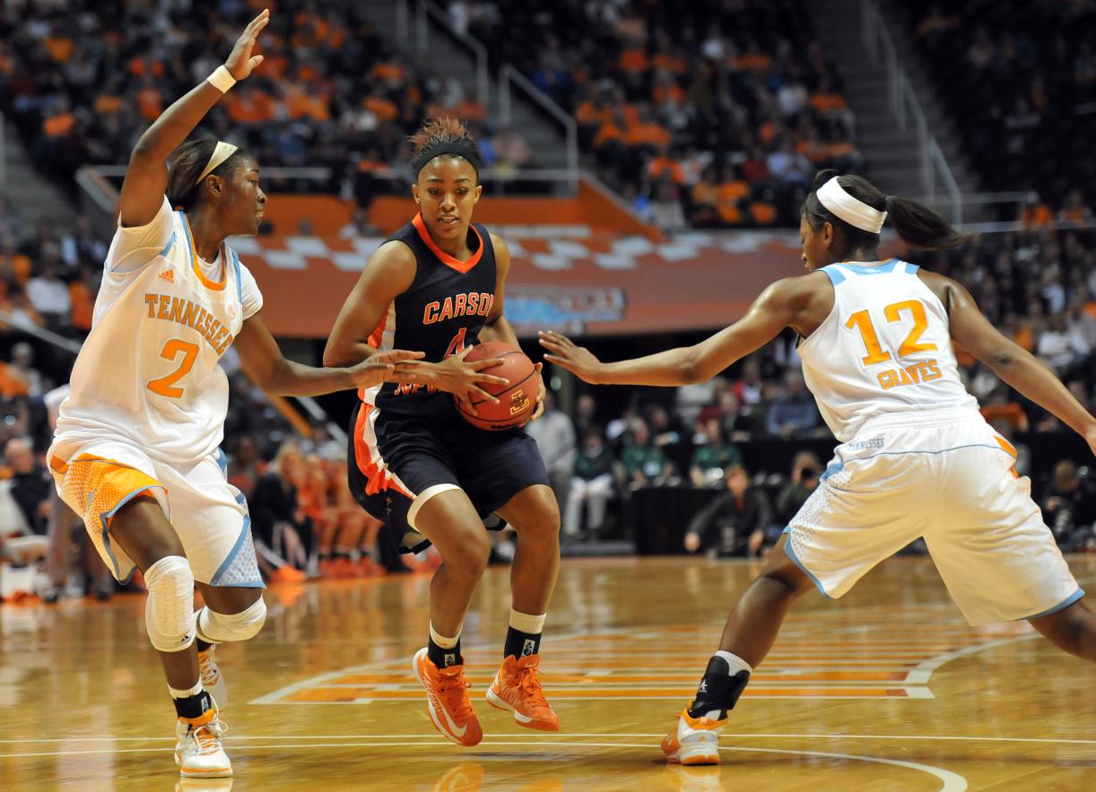 Clark and Miles power Lady Eagles past Tornados 71-53