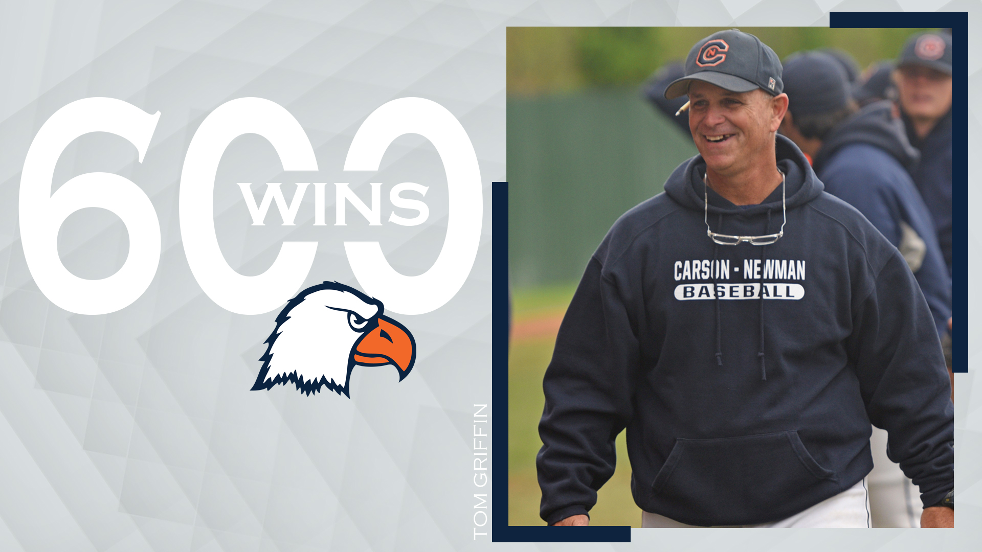 Griffin gets win No. 600 as late-arriving lumber gives Eagles split