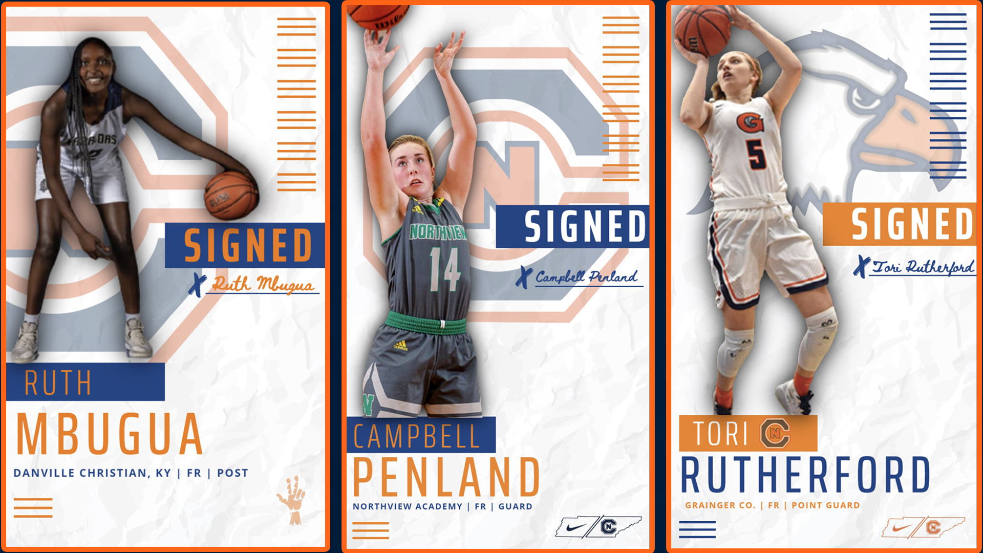 Mincey signs talented trio to 2021 recruiting class