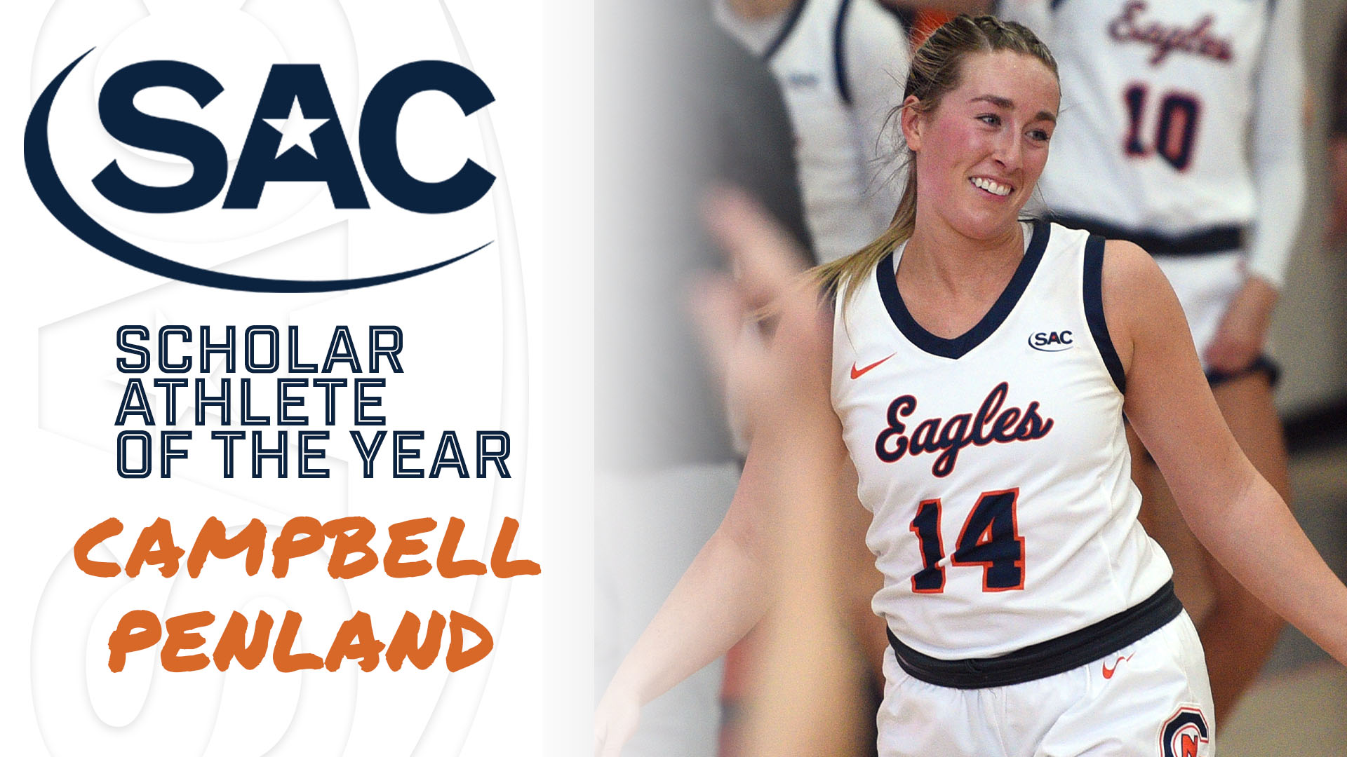 Penland named SAC Scholar Athlete of the Year