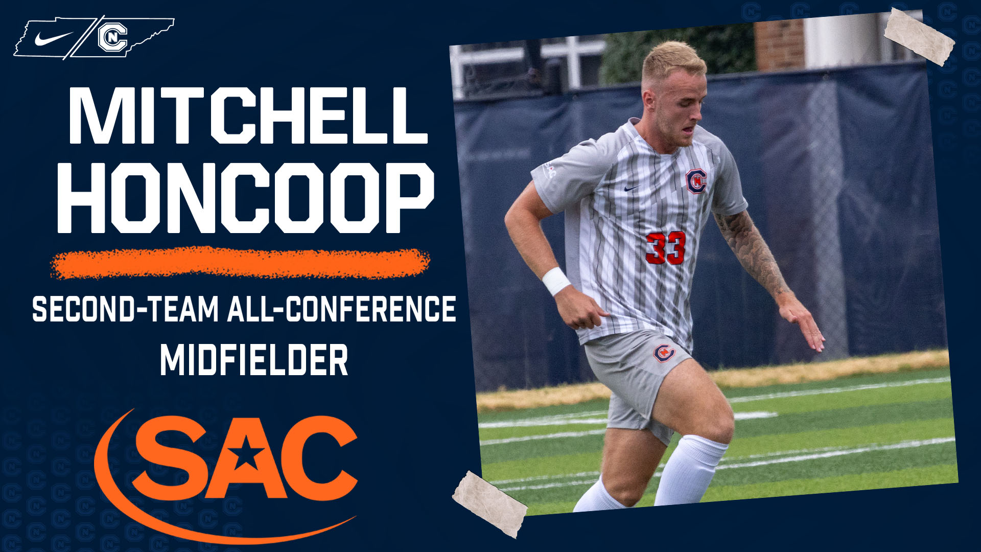 Honcoop nabs Second Team All-SAC honor