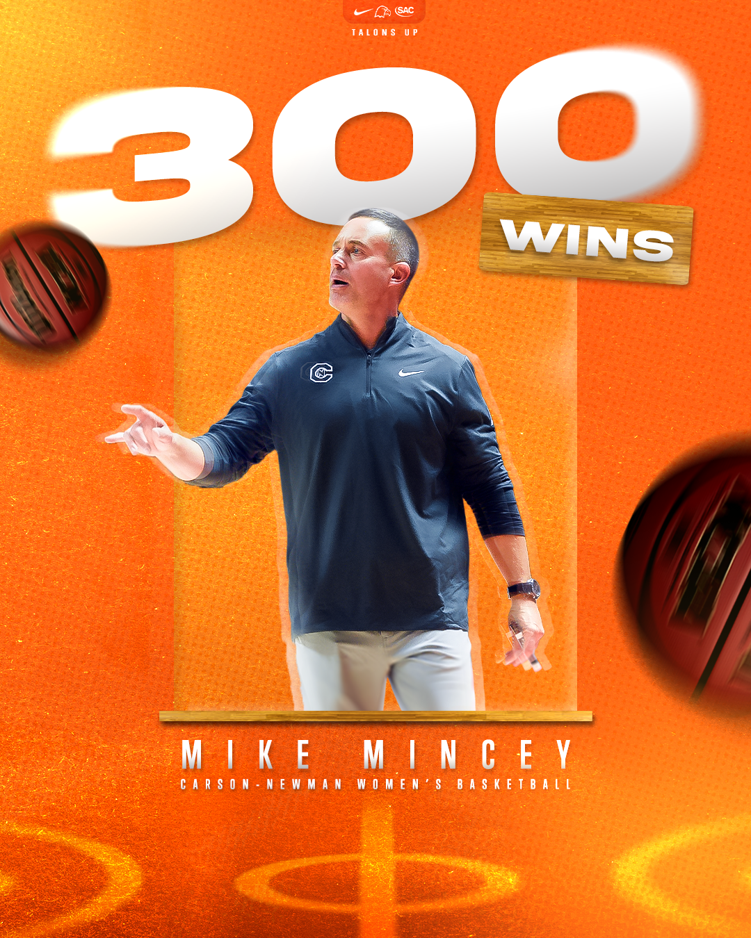 Mincey collects career win No. 300 in 87-63 win at Mars Hill