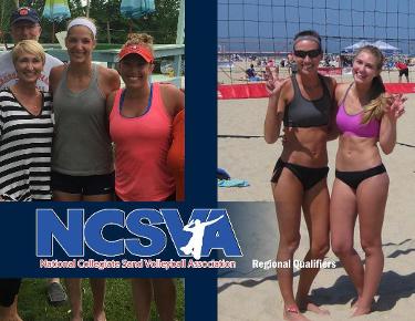 Two sand volleyball duos earn bids in NCSVA World Series of Beach Volleyball