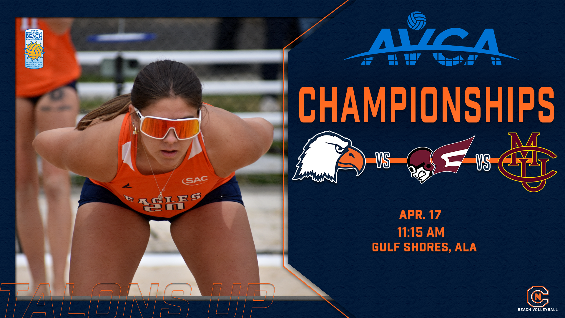 Eagles Set For First Matches Of AVCA Small College Championships
