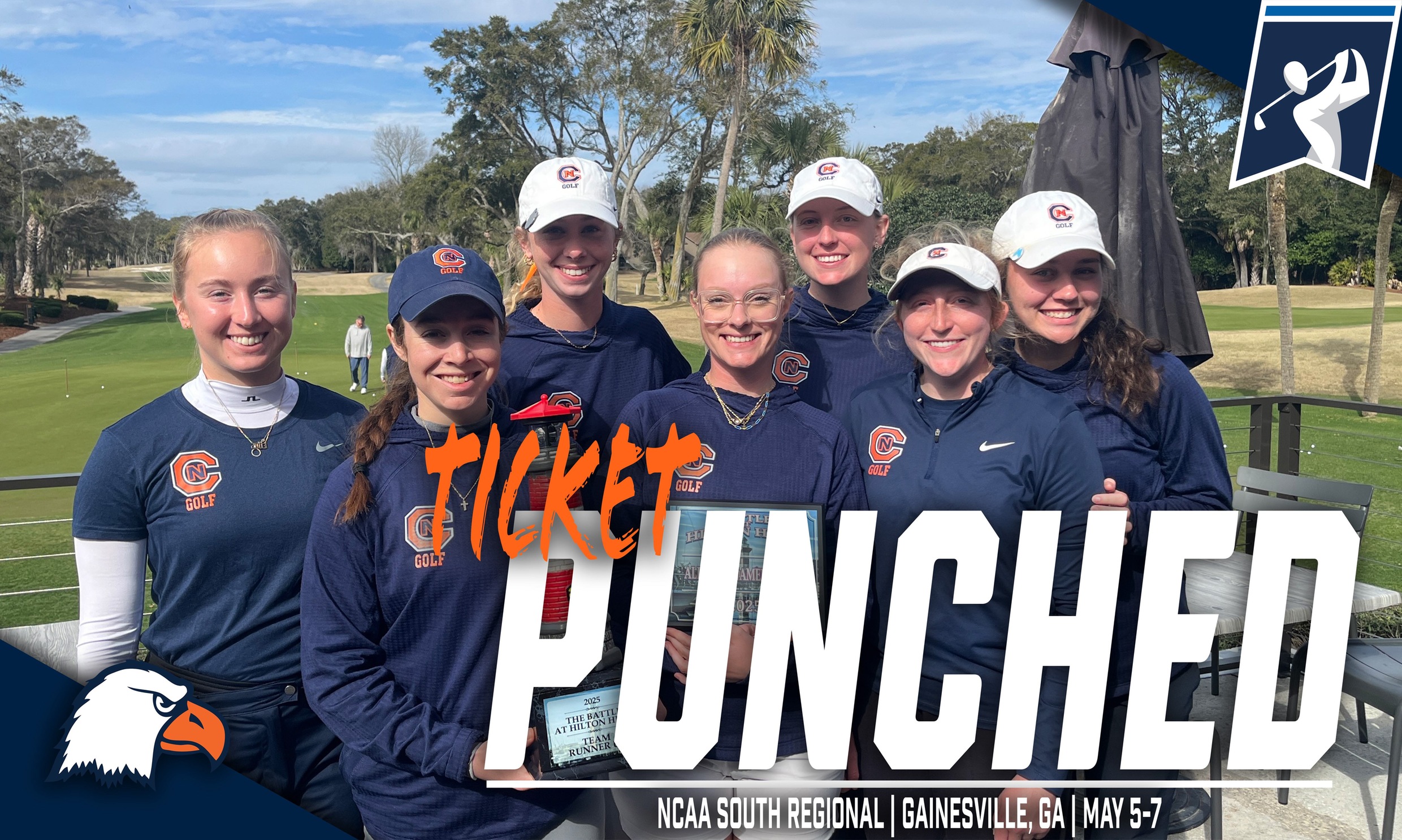 TICKET PUNCHED! C-N Women's Golf Heads to Gainesville for First Regional Appearance Since 2010