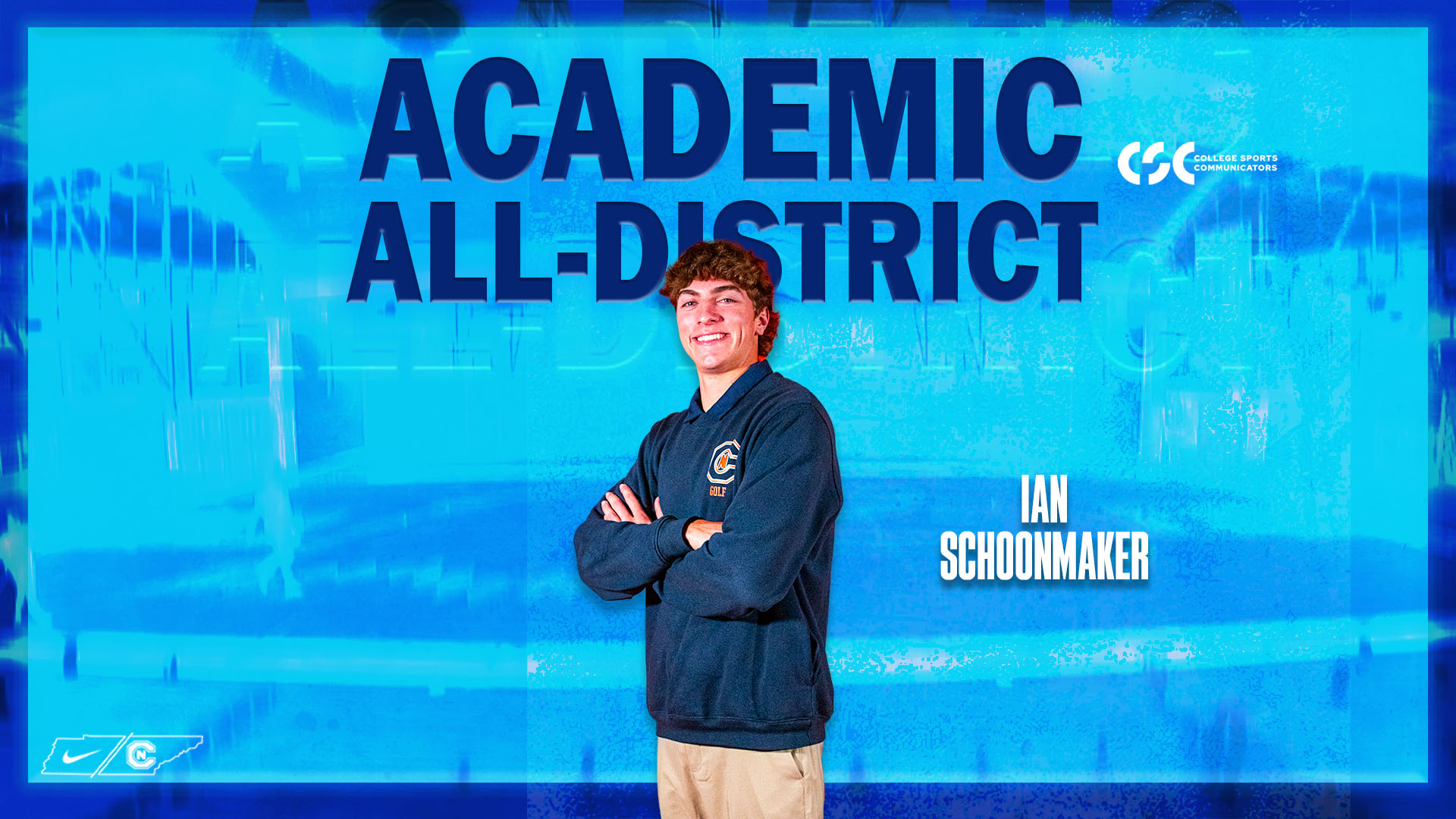 Ian Schoonmaker collects CSC All-District honors for men&rsquo;s golf