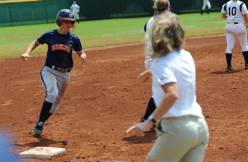 Price's triple lifts Lady Eagles past Lincoln Memorial, 6-3, in Food Lion SAC Tournament