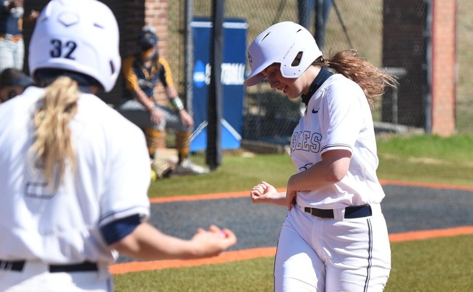 Eagles break out big bats, roll in sweep of Coker