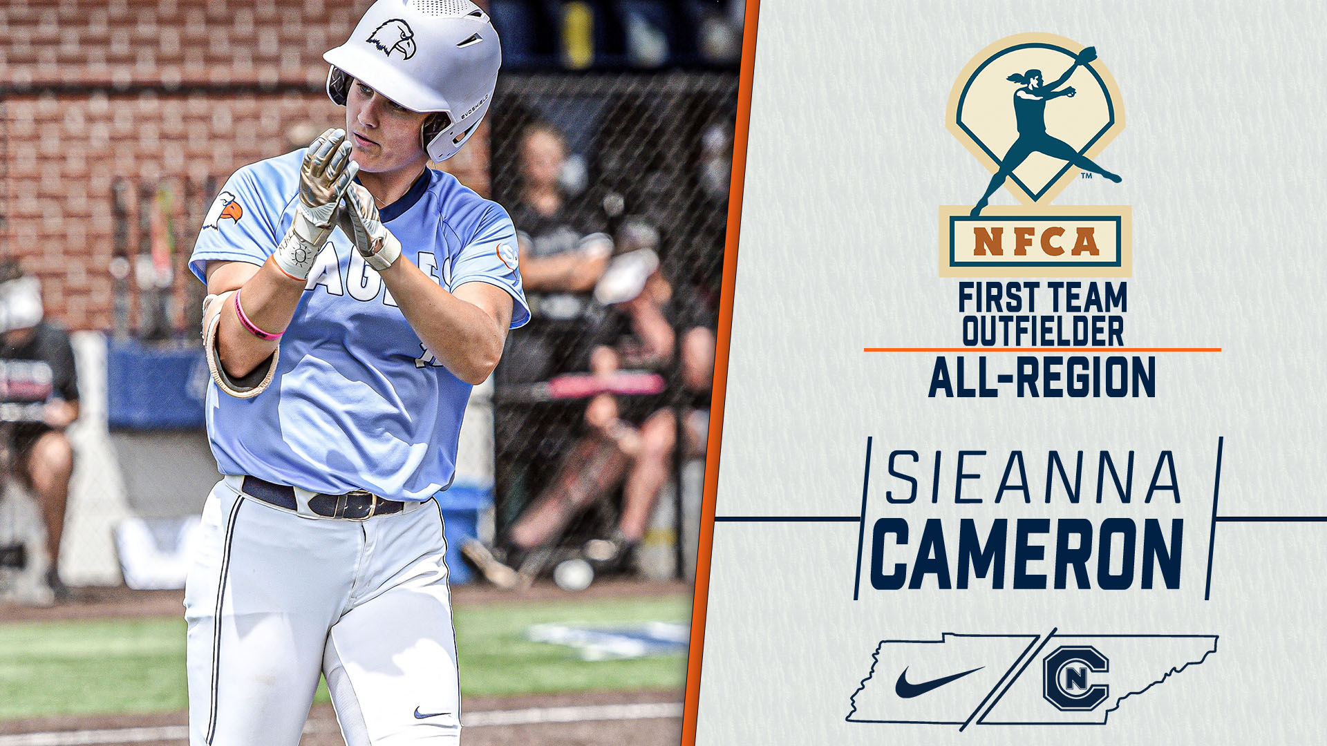 Five Eagles net NFCA All-Region honors