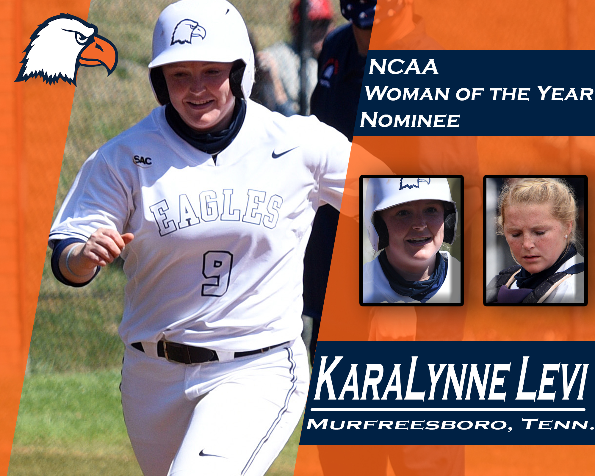 Levi nominated for NCAA Woman of the Year Award