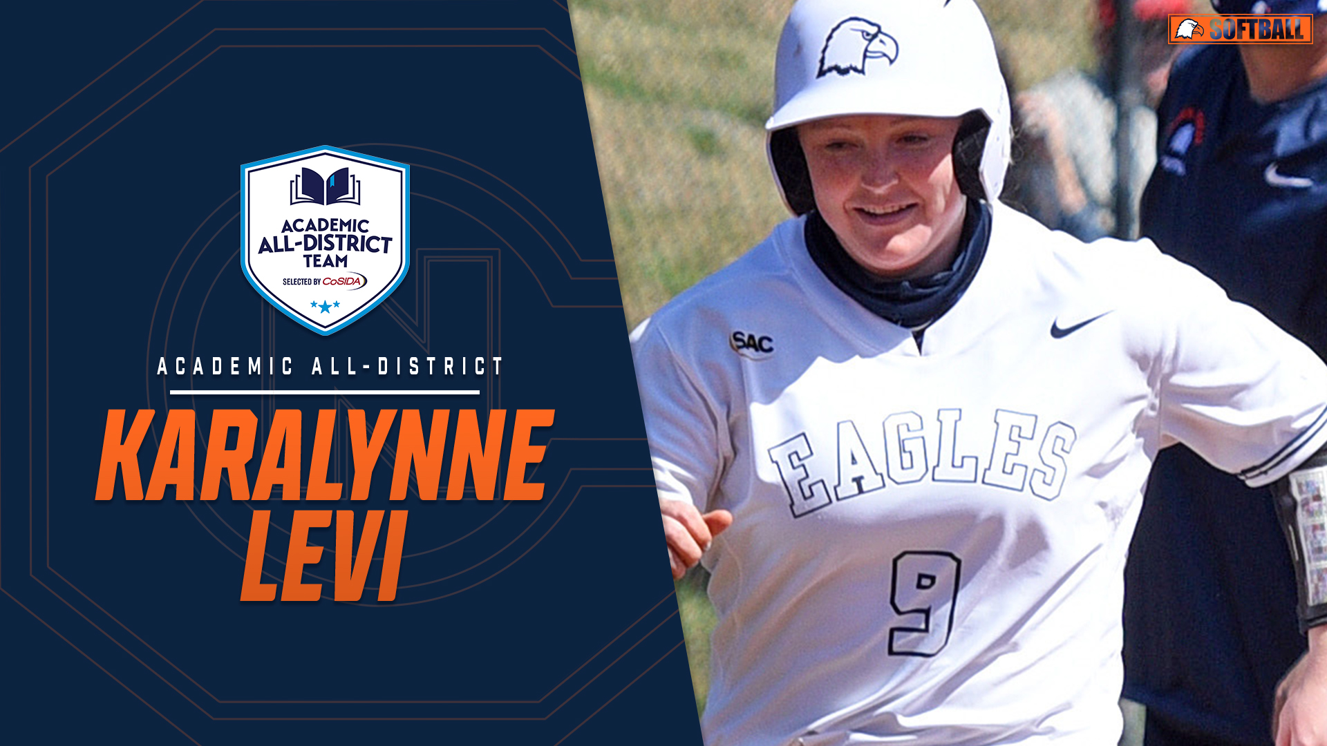 Levi named CoSIDA Academic All-District for second time