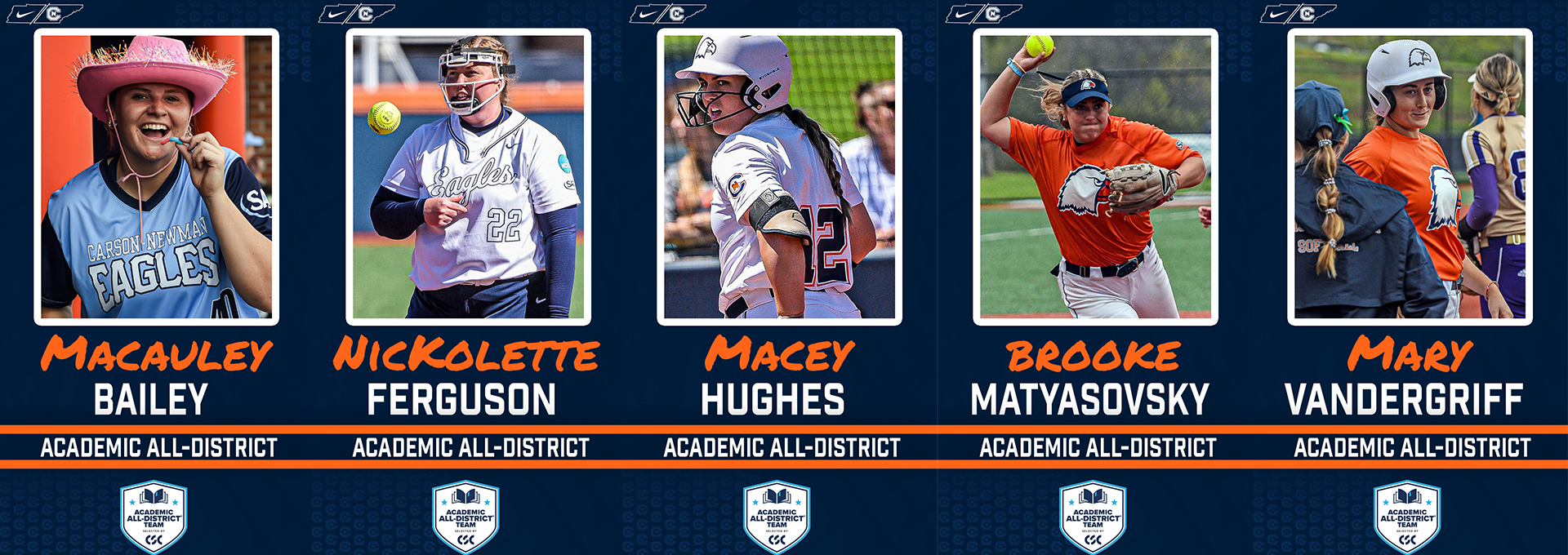 Eagle quintet brings in CSC Academic All-District honors