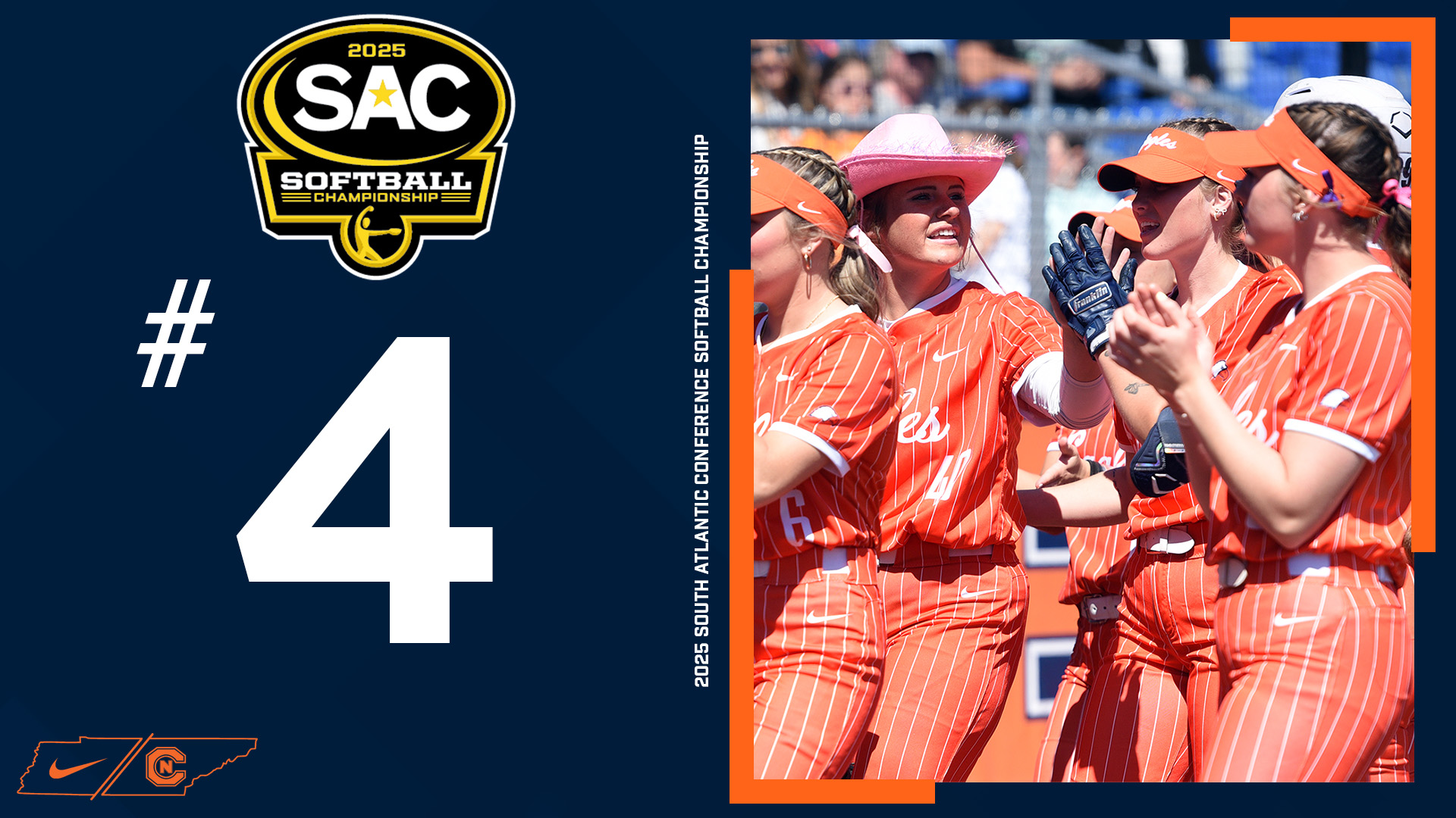 C-N Tabbed as Four-Seed for SAC Championship, Set to Host In-state Rival Tusculum on Friday and Saturday