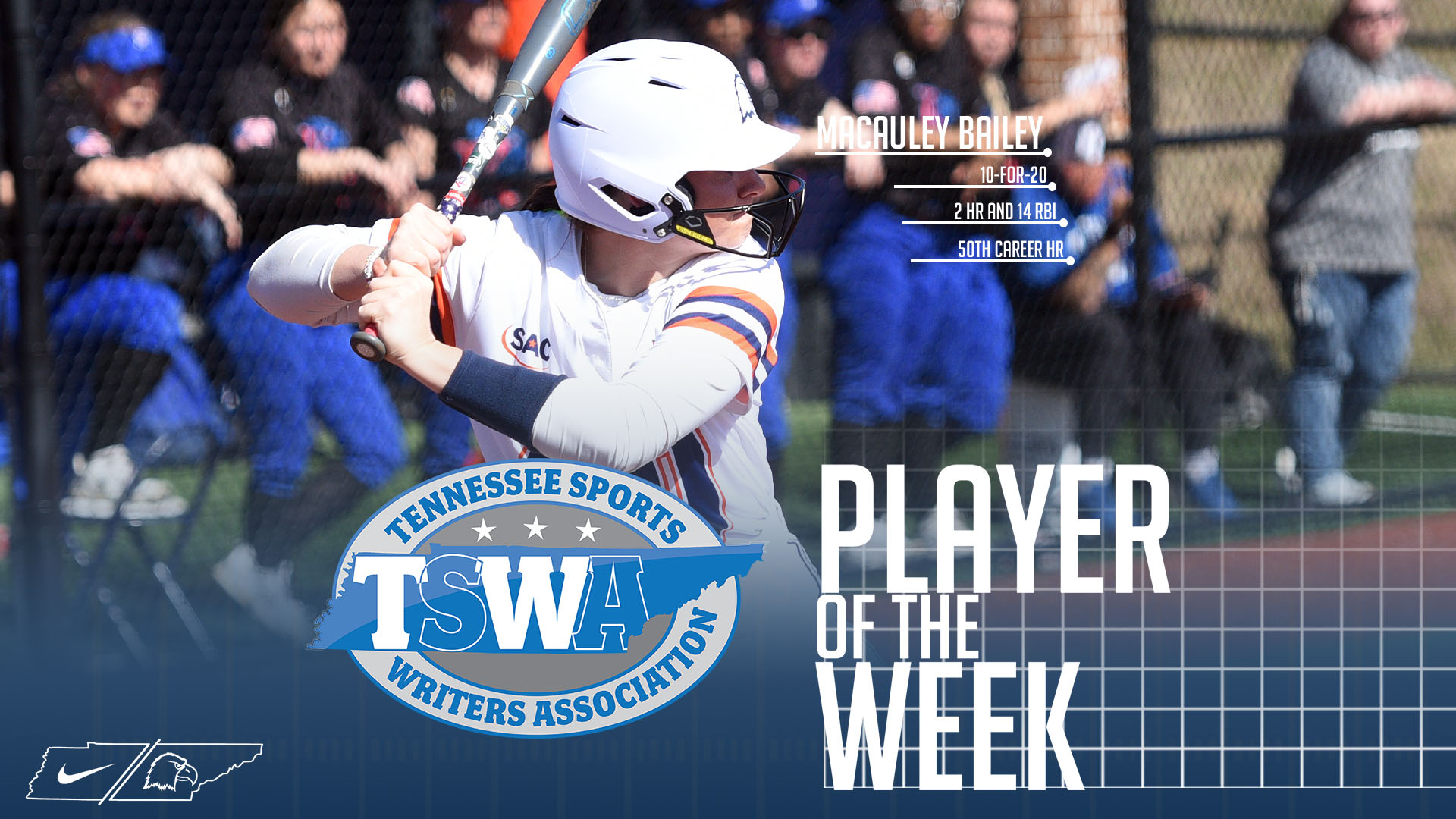 Bailey wins TWSA Player of the Week