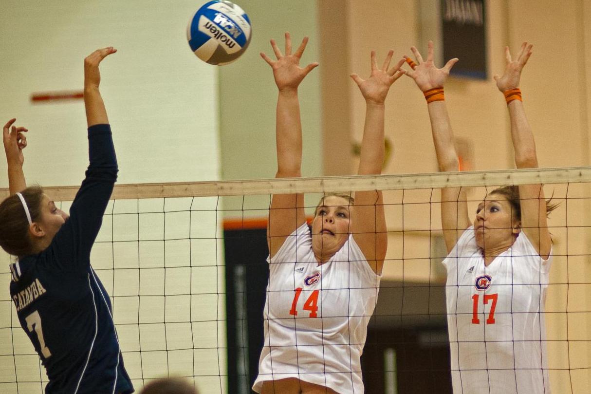 Lady Eagles Sweep Catawba, 3-0