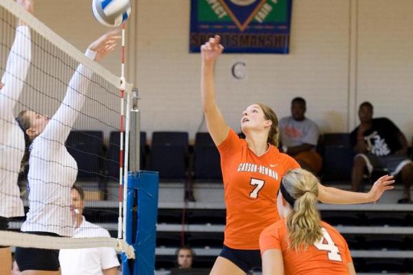Lincoln Memorial tops Lady Eagles in four sets
