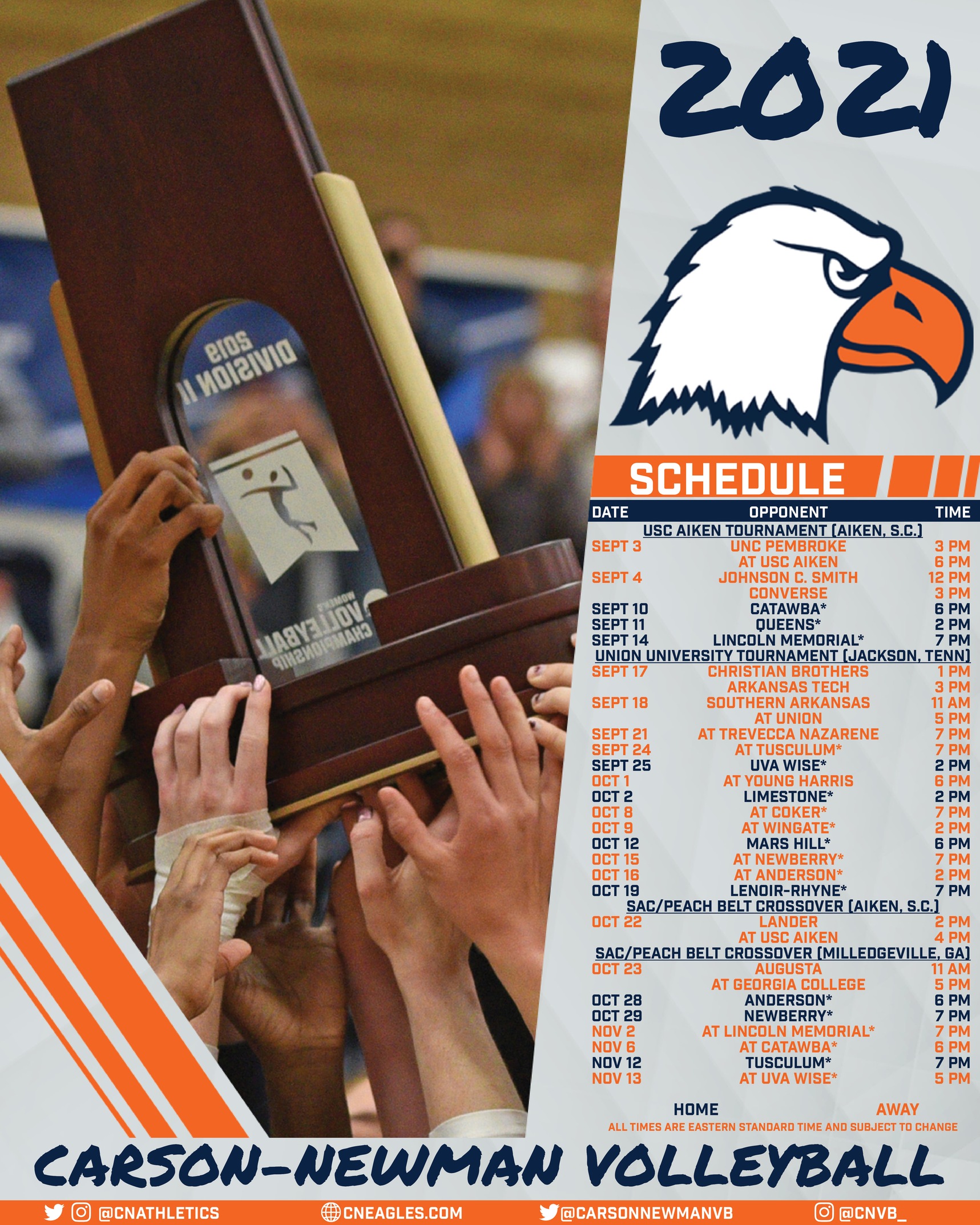 Road trips litter 2021 volleyball schedule