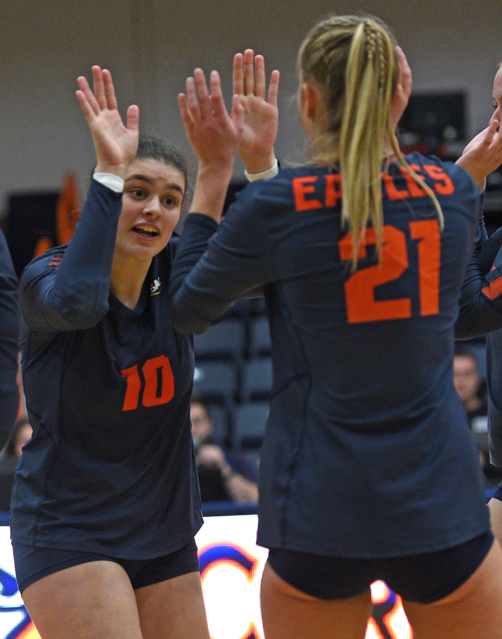 Eagles dominate home opener