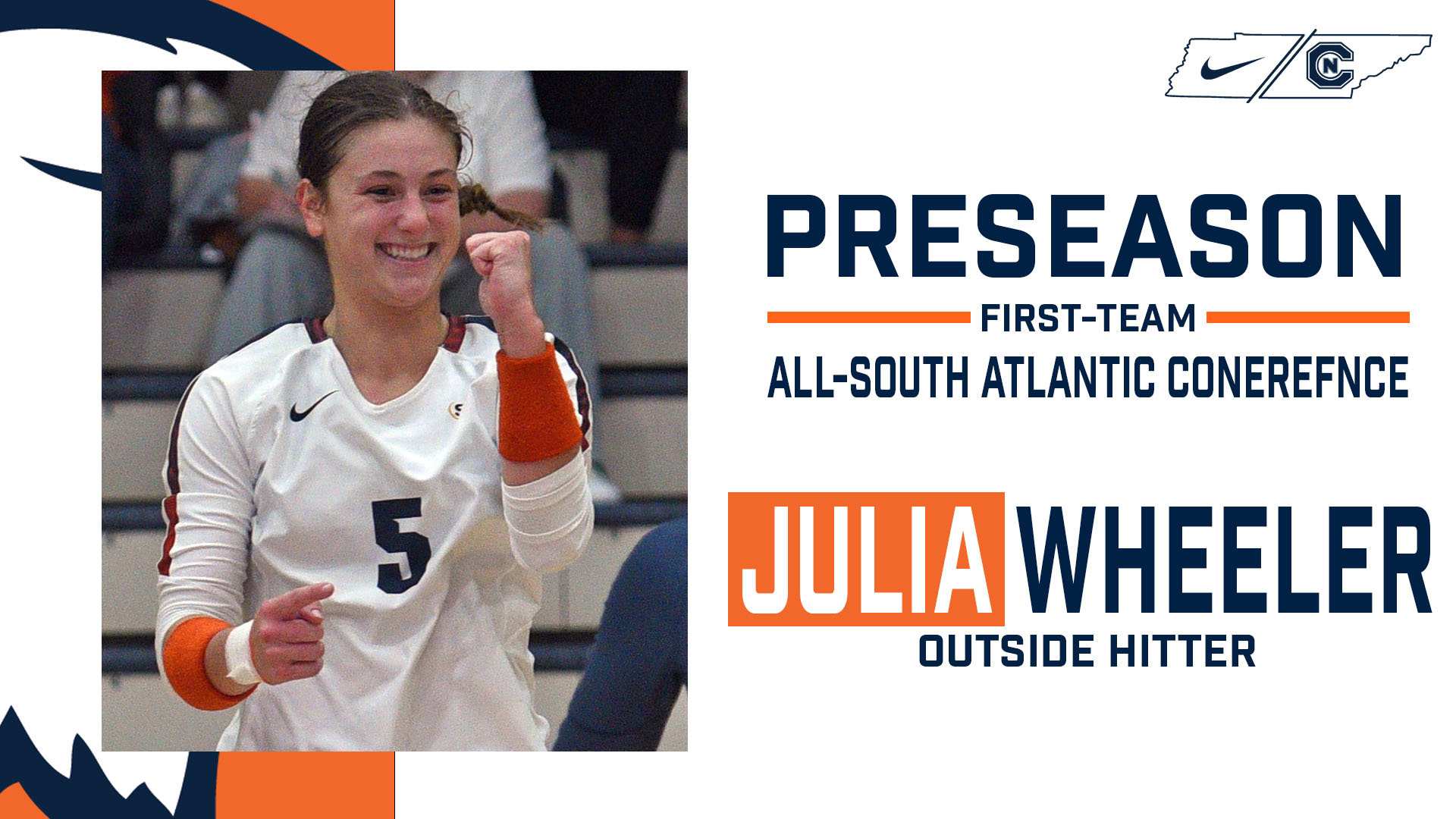Wheeler, Hildenbrand named preseason All-SAC